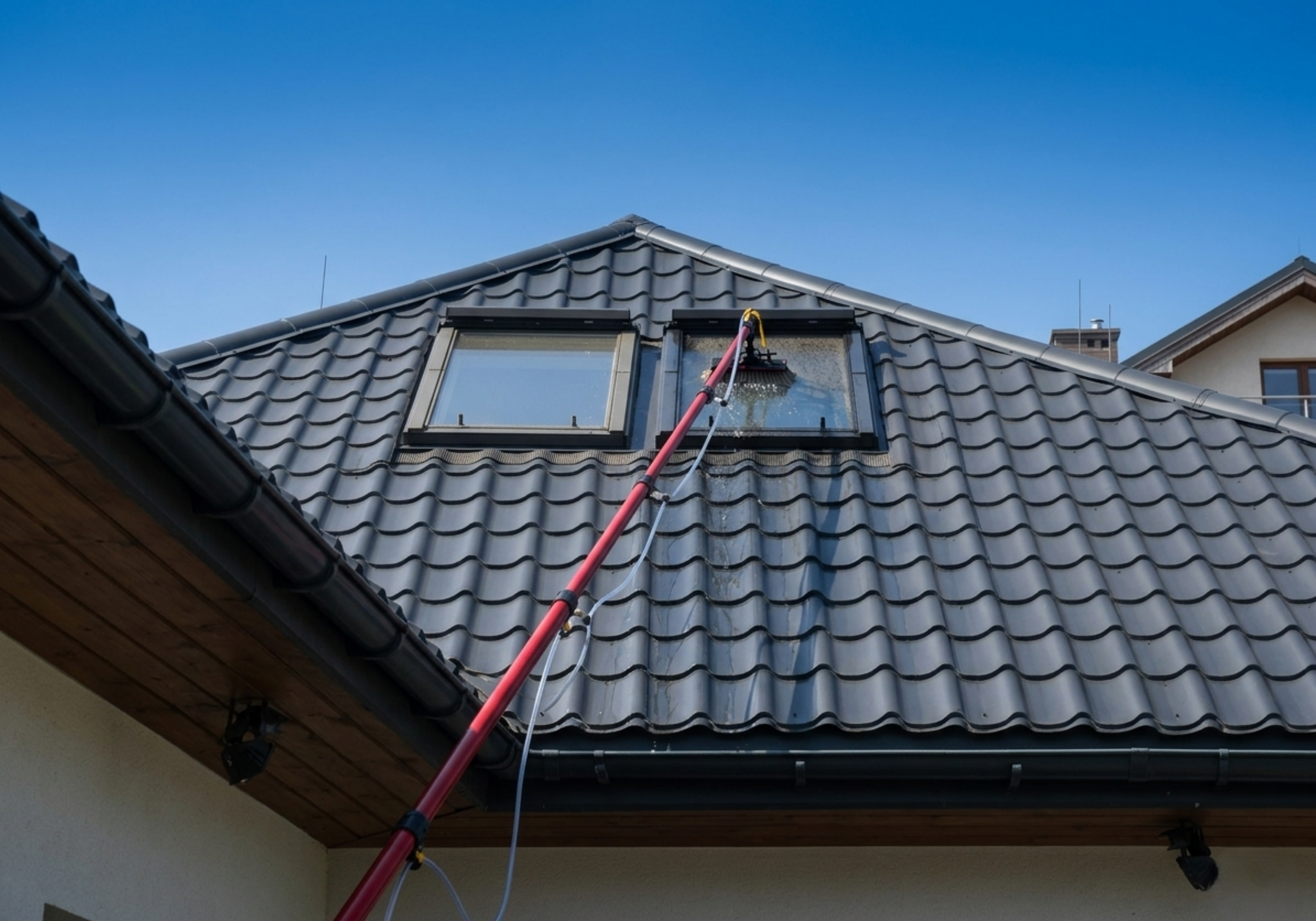 Mycie okien i przeszkleń wodą demineralizowaną – technologia bez zacieków